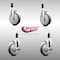 Service Caster 5 Inch 316SS Thermoplastic Rubber Swivel 1 Inch Stem Caster Brake SCC, 2PK SCC-SS316EX20S514-TPRB-2-TLB-2-1 - alternate 3